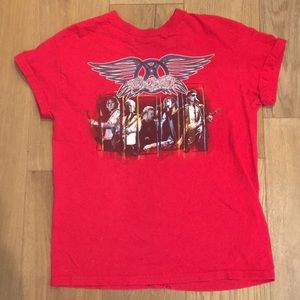 Vintage Aerosmith tee - backless with beading